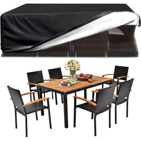 Funda Impermeable para Muebles de Jardín | Protección UV, Lluvia y Polvo para Exterior