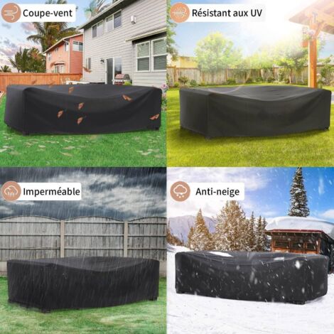 Funda Impermeable para Muebles de Jardín | Protección UV, Lluvia y Polvo para Exterior