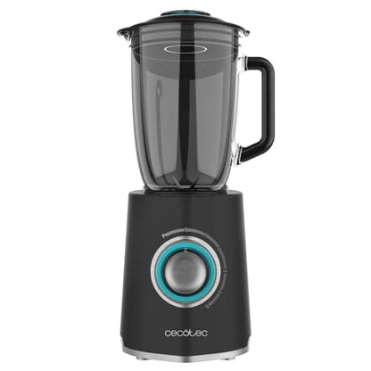 Cecotec Batidora de Vaso Power Black Titanium 2000MAX Mix Go. Potência Máxima de 2000W, Acabamentos em Acero Inoxidable, Cuchilla com Revestimento de Titanio Negro, Capacidade 1,5L