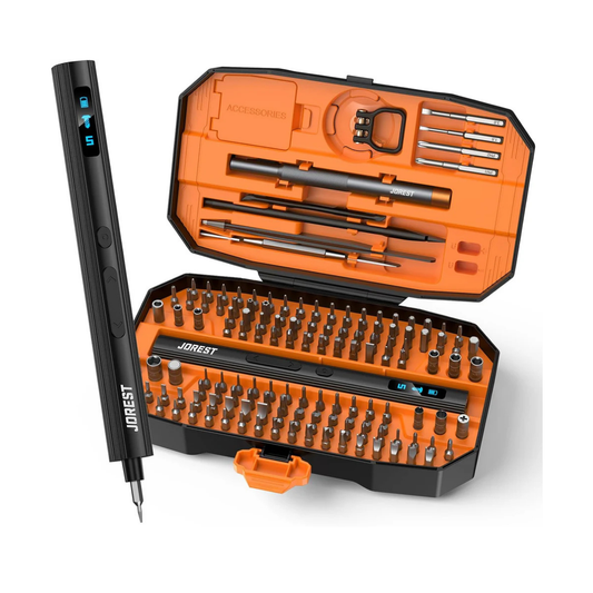 Kit de Destornillador de Precisión 155 en 1 – Mini Destornillador Eléctrico y Manual para Electrónica