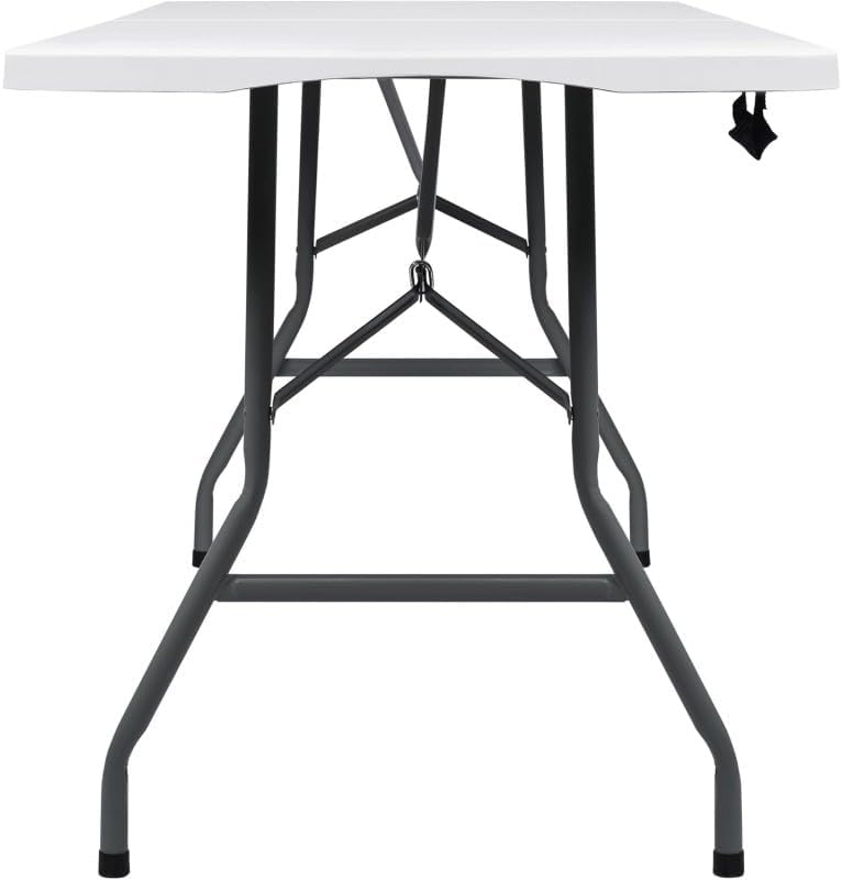 Mesa Plegable Portátil 180x70 cm – Mesa Rectangular para Camping, Jardín, Eventos y Reuniones