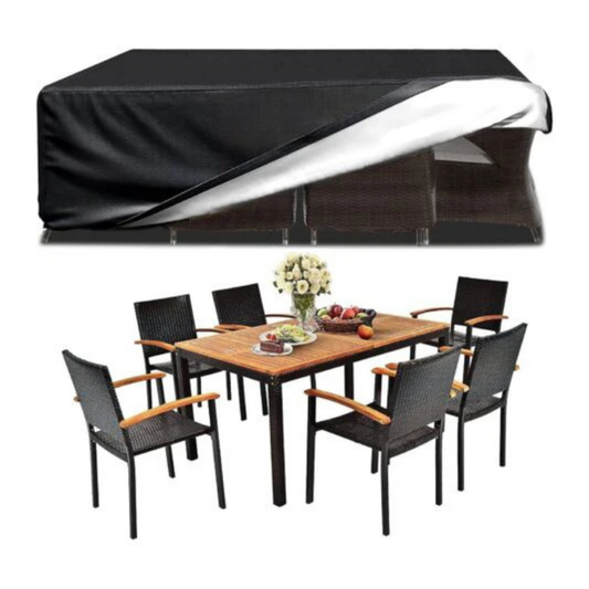 Funda Impermeable para Muebles de Jardín | Protección UV, Lluvia y Polvo para Exterior