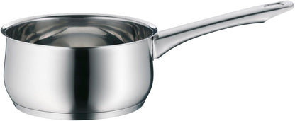 Batería de Cocina de 5 Piezas de Acero Inoxidable – Ollas Aptas para Inducción con Tapas de Cristal