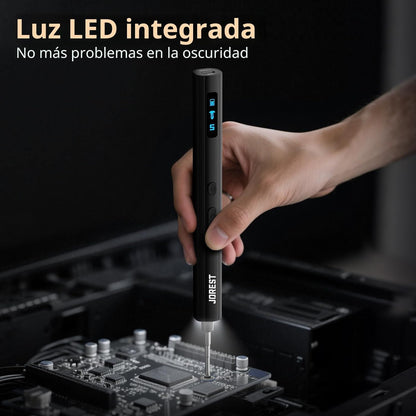 Kit de Destornillador de Precisión 155 en 1 – Mini Destornillador Eléctrico y Manual para Electrónica