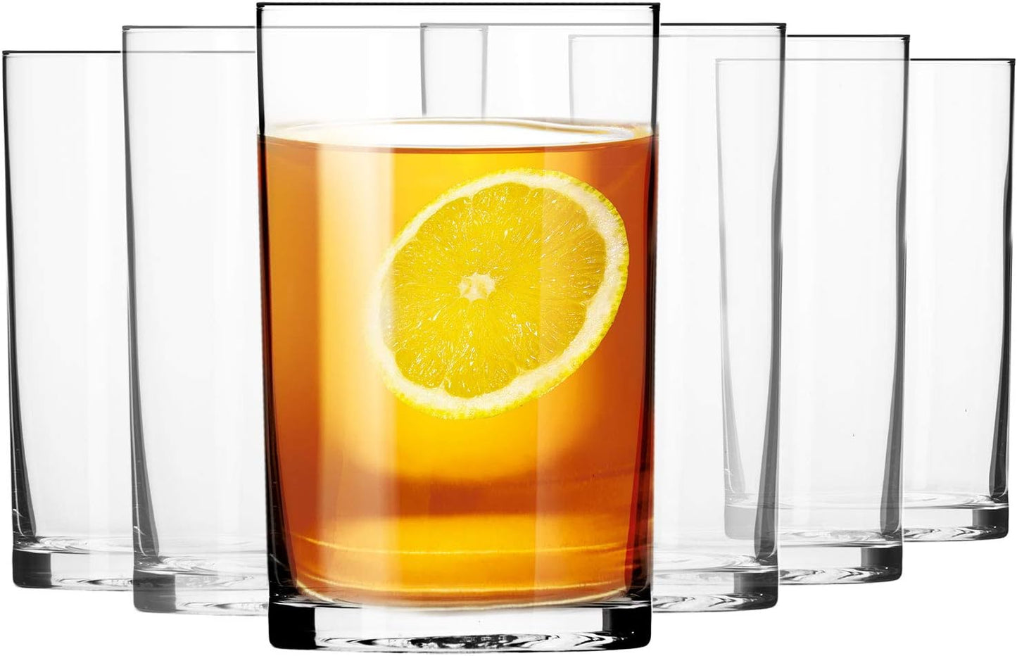 Krosno Vasos de Agua, Té y Café | Set de 6 Piezas | 250 ML | Colección Basic | Ideales para Uso Doméstico, Restaurantes y Eventos | Apto para Lavavajillas