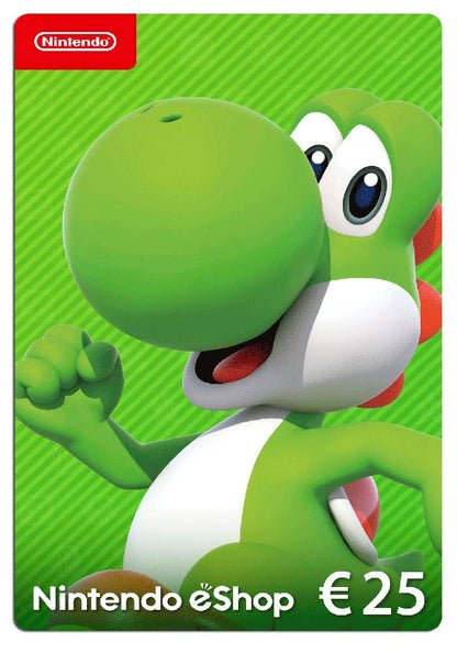 Nintendo eShop Tarjeta de regalo 25€ | Código de descarga (EU) | Switch