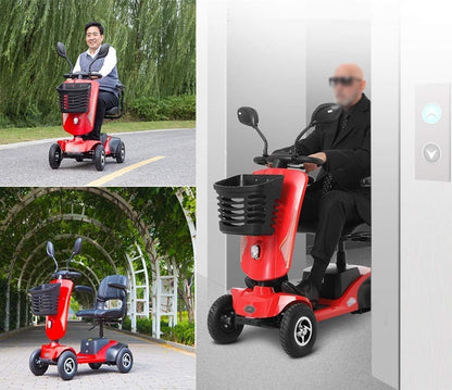 Silla de Ruedas Eléctrica para Adultos – Scooter de Movilidad Ligero, Plegable y Fácil de Usar