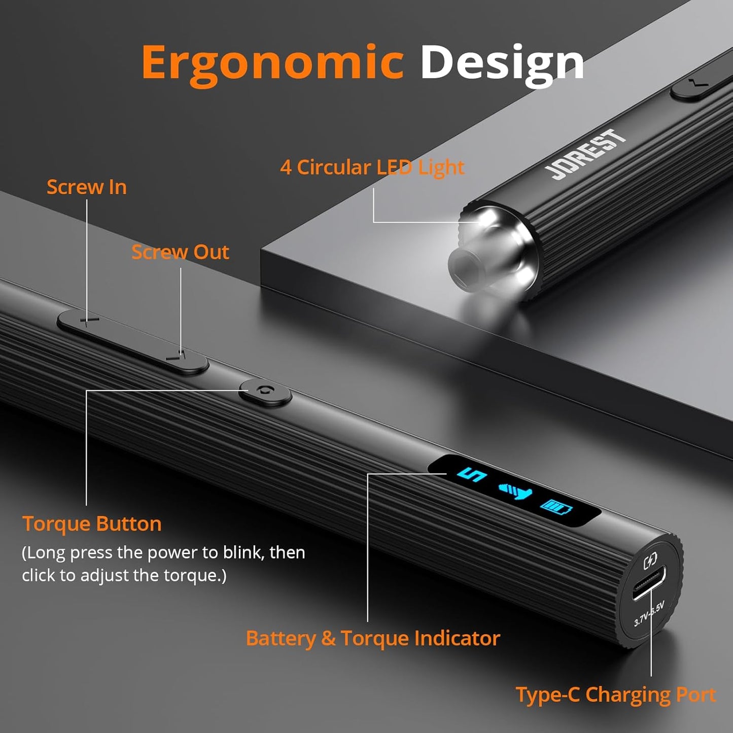 Kit de Destornillador de Precisión 155 en 1 – Mini Destornillador Eléctrico y Manual para Electrónica
