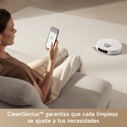 DREAME L10s Ultra Gen 2 Robot aspirador e fregona com RoboSwing MopExtend, 10000 Pa, modo para mascotas, estação base automática, 32 configurações de nível de água, limpieza de alfombras versátil