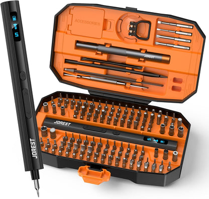 Kit de Destornillador de Precisión 155 en 1 – Mini Destornillador Eléctrico y Manual para Electrónica