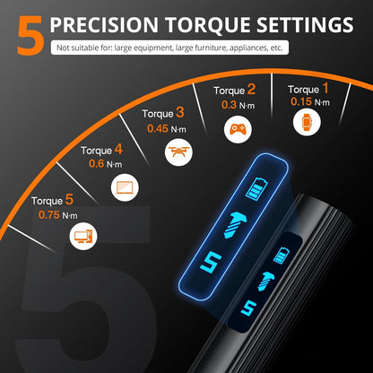 Kit de Destornillador de Precisión 155 en 1 – Mini Destornillador Eléctrico y Manual para Electrónica
