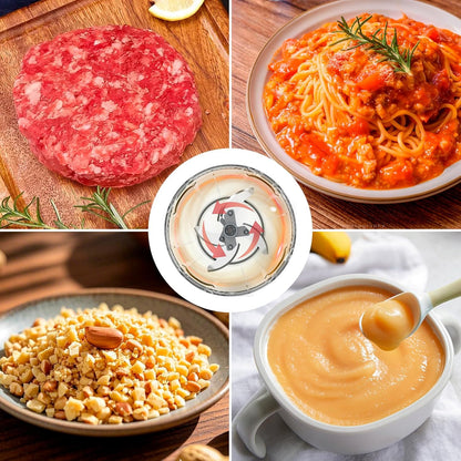 Picadora Manual de Alimentos Multifuncional – Cortador para Cebolla, Ajo y Verduras con Sistema de Tirador