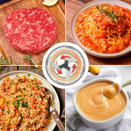 Picadora Manual de Alimentos Multifuncional – Cortador para Cebolla, Ajo y Verduras con Sistema de Tirador